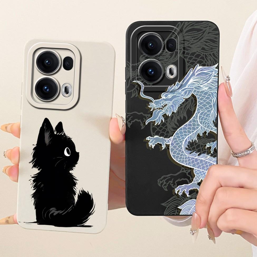 For Oppo Reno 13 Pro Case Silicone Luxury Fashion Cool Kawaii Cute Painted Cover For Oppo Reno13 Pro CPH2697 PKK110 Casing