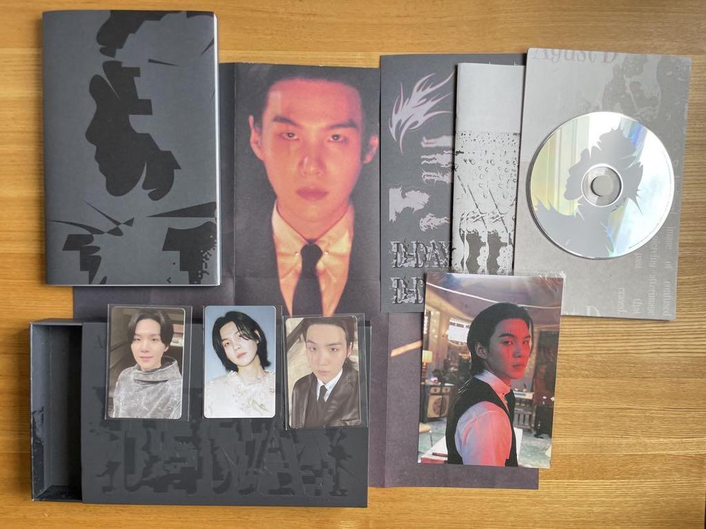 [USED] BTS SUGA Agust D D-DAY Album Trading Card