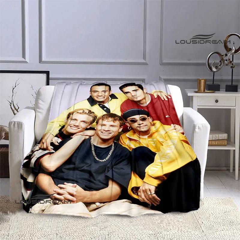 BSB band backstreet boys printed blankets Flannel Warm blanket Soft Cozy Blanket Travel Blankets bed linings Birthday Gift