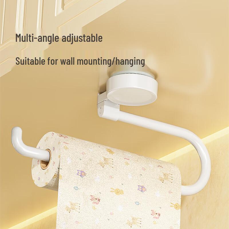 Suction Cup No-Drill Kitchen Paper Towel Holder