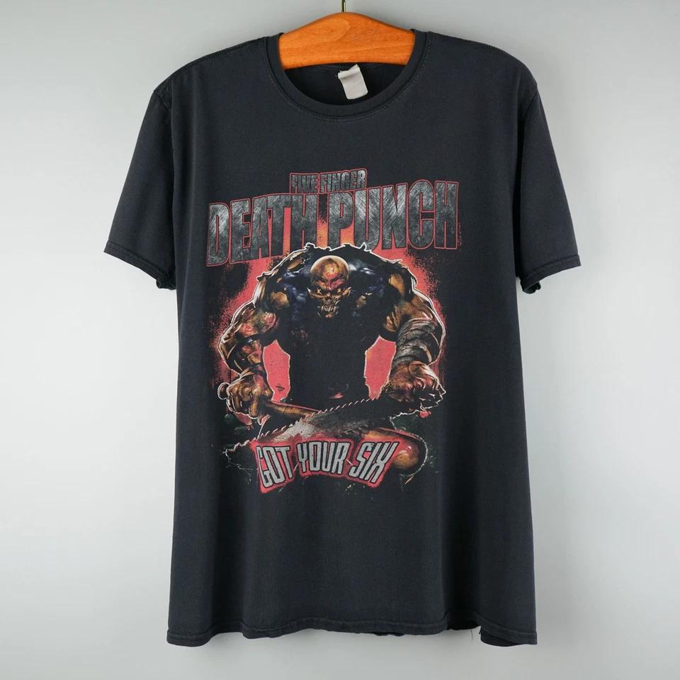 Vintage 2017 Five Finger Death Punch Tour T-Shirt 4XL
