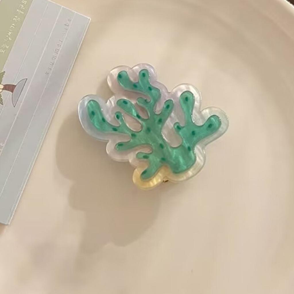 Uroczy Kolorowy Klips do Włosów ze Zwierzętami Moda Ryba Muszla Delfin Grzywka Klips Boczny Perła Małe Wsuwki do Włosów Kreskówkowe Spinki Codzienne Nakrycie Głowy