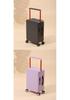 26" Wide Pull Rod Luggage: 20" Lightweight Female Carry-on Suitcase with Silent Wheels and Password Lock.