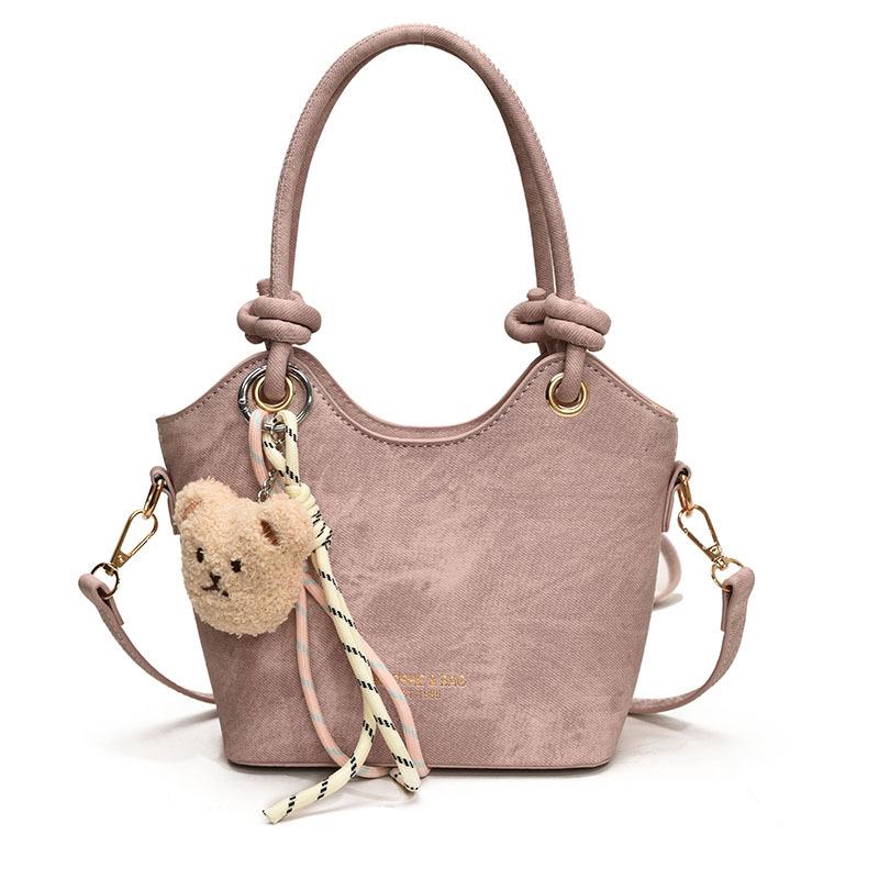 

Сумка Женская Сумка Новая Сумка Мессенджер Повседневная Сумка на Плечо no pendant розовый