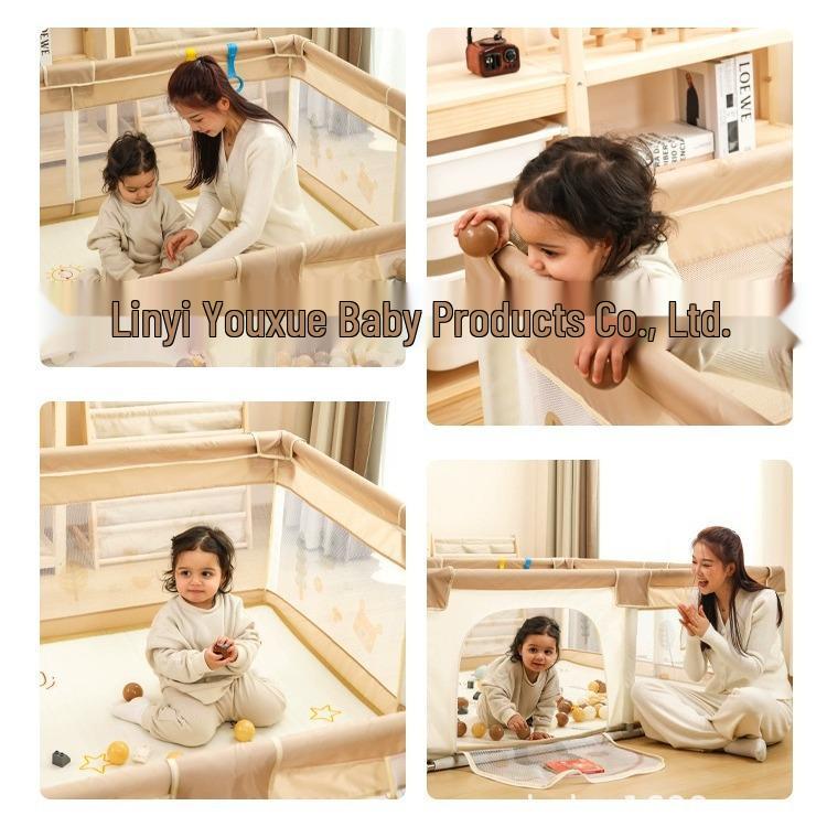 Indoor Baby Playpen & Floor Protection Fence for Small Apartments