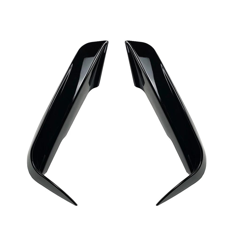 Für BMW F30 F31 M Sport 2012-2019 Frontstoßstangenlippe Splitter Canards Spoiler 1 Paar Auto Nebelscheinwerfer Augenbrauenrahmen Abdeckung Kühlergrill