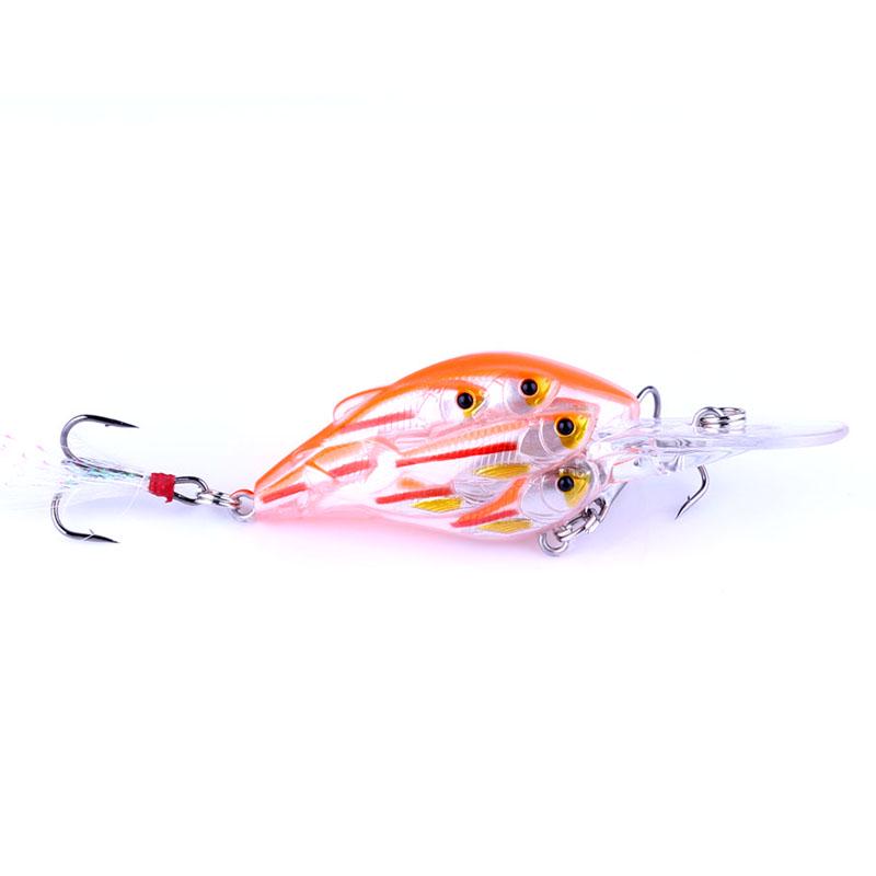 

1 шт. HENGJIA Crankbait приманка для плавания 8 рыб пластиковый бионический воблер рыболовные снасти