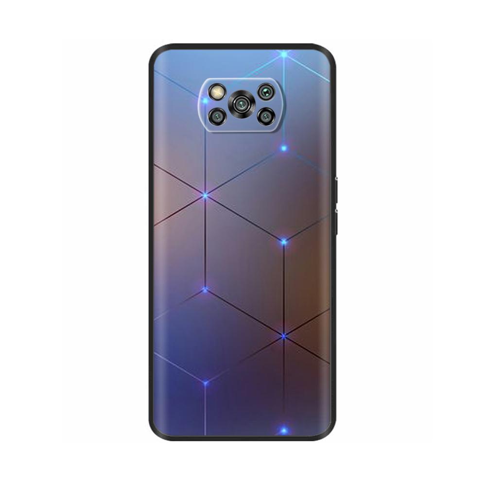 For Xiaomi Poco X3 NFC Case Printed Cartoon Silicone Back Cover Soft Bumper Phone Case For POCO X3 Pro X 3 TPU Case Funda 6.67''