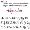 Custom Necklace for Women Personalised Cursive Letter Pendant Stainless Steel Jewelry Men Chain Choker Collar Personalizado