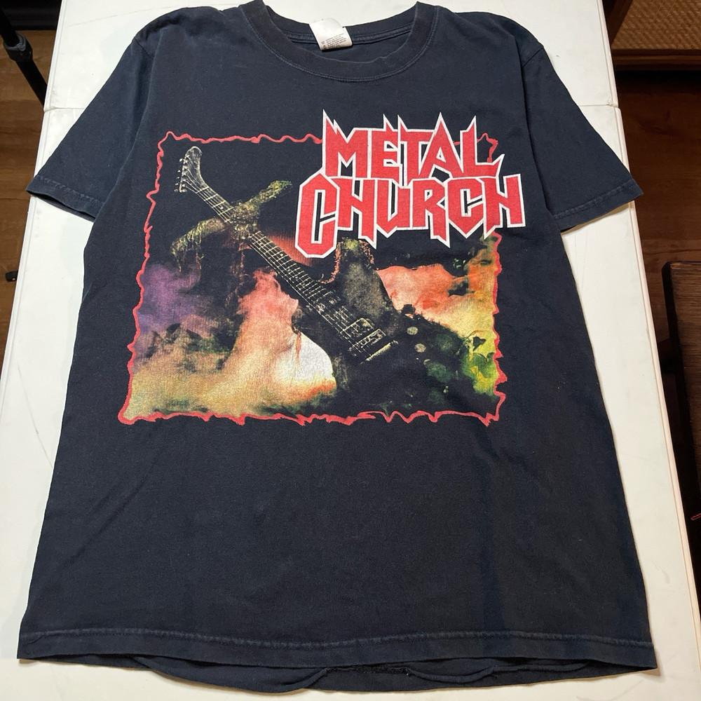 Vintage 2006 Metal Church A Light In The Dark North American Tour Shirt NZ1642 Unisex T-Shirt S