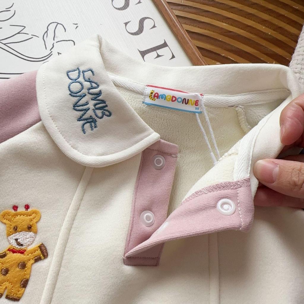 Unisex Kinder Kapuzenpullover mit Patchwork-Design und Fleece-Futter - Winterstyle 2025, Dick & Warm für Jungen