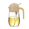 2-in-1 Glass Oil Sprayer Dispenser Food Grade Olive Oil Bottle for Kitchen Heat-Resistant Oil Mister Spray