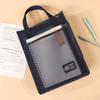 [Meshe Handbag School Shoulder Bag] Solid Color Mesh Handbags Casual Reusable Lightweight Student Book Shoulder Bag School Supplies Large Capacity