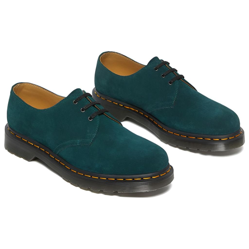New Dr.Martens 1461 Suede Oxford Shoes 'Dark Green' 27458286