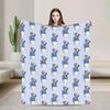 Warm Vintage Style Throw Blanket by Jonathan Bailey  Soft Flannel Decorative Bedspread for Couch Chair or Sofa Cover