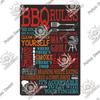 Putuo Decor BBQ Metal Sign Tin Plaque Vintage Metal Signs Iron Painting for Barbecue Bar Pub Kitchen Party Zone Wall Decor