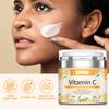 Crème Visage Vitamine C en Pot Pressé 50ml Lisse Délicate Éclatante et Translucide Absorption Rapide de la Peau Sérum Anti-Âge au Rétinol