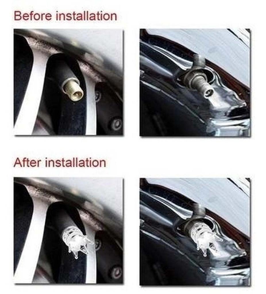 Crown Shape Wheel Tires Valves Covers Car Tire Valve Stem Caps Valve Caps Airtight Covers