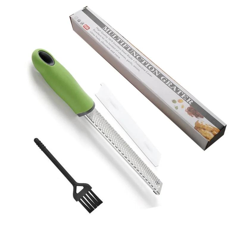 Stainless Steel Cheese Grater Multi Functional Handheld Labor-saving Food Grinder Rust Proof Chocolate Lemon Peel Handle Grinder
