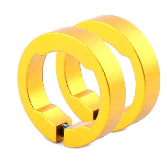 2Pcs Replacement Aluminum Alloy Bicycle Grip Handlebar Lock Rings for MTB