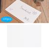 100pcs Paper Thick Chipboard Textured Tagboard White Cardstock Paper  Crafts Project