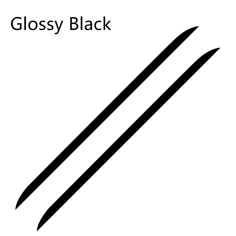 Car Side Door Skirt Stripes Stickers for Kia Picanto GT DIY Styling Tuning Accessories Auto Vinyl Film Decals Cover Decoration Glossy Black
