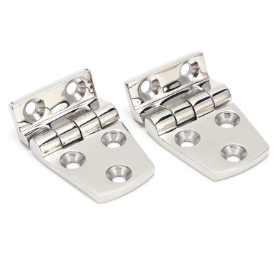 2Pcs Boat Hinges Stainless Steel Door Durable Polishing AntiRust Doorhinges for Cabinet Ship Home