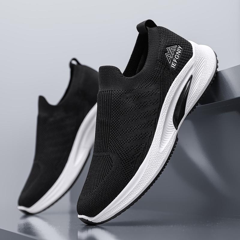 Nuove scarpe da corsa ammortizzate alla moda per esterni da uomo in mesh traspirante scarpe sportive versatili leggere