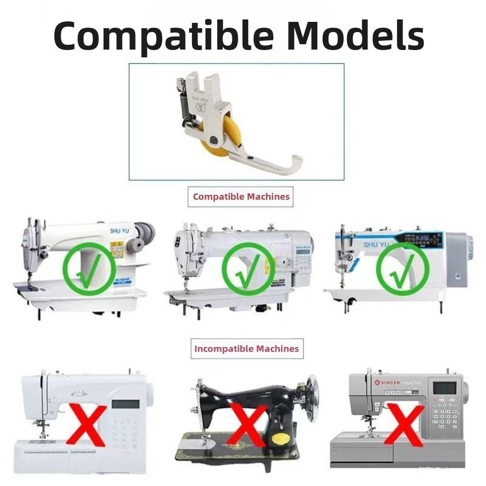 Durable Bead Sequin Press Foot Steel Narrow Press Foot Model Wedding Dress Bead Fabric