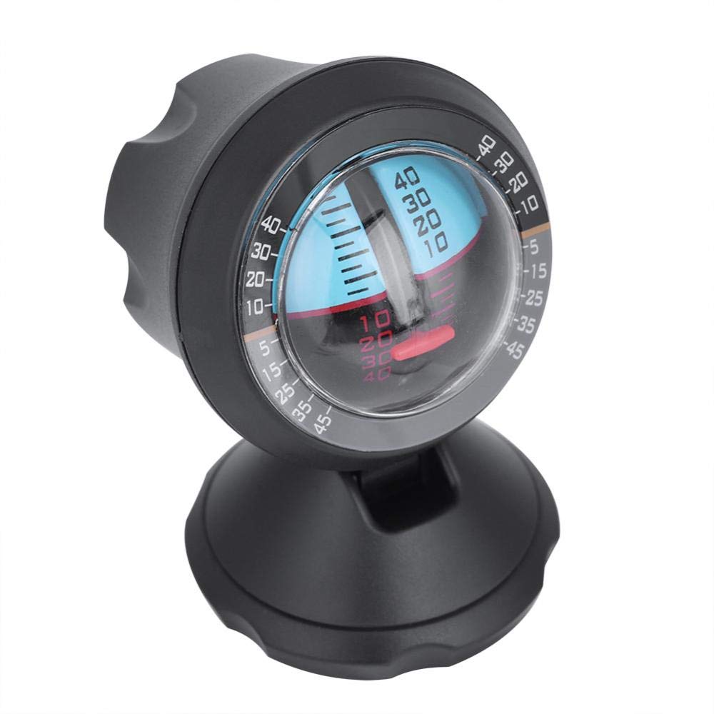 Duokon Car Inclinometer, 100% Black Car Compass Inclinometer Digital Inclinometer Car Digital Inclinometer Car Measuring Instrument