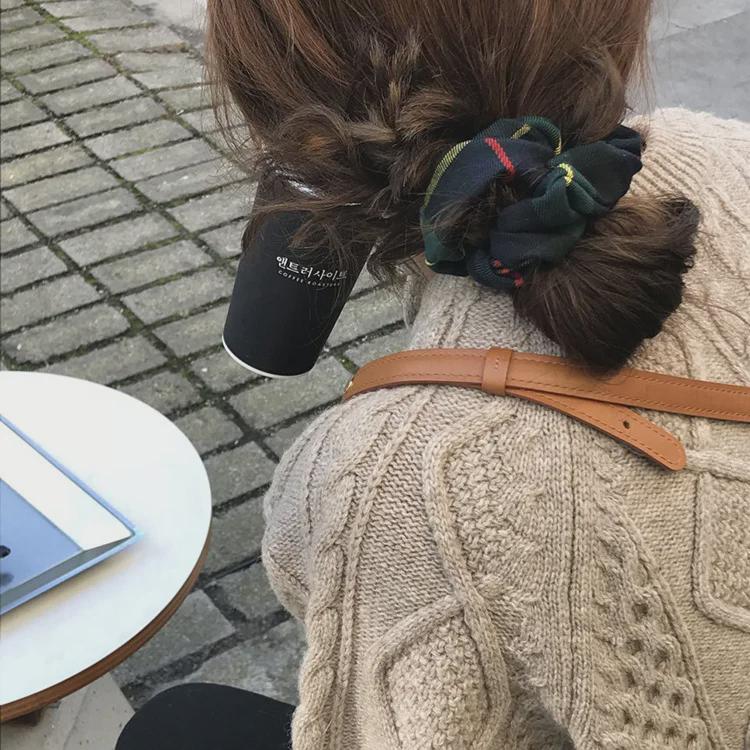2023 Vår/Höst Dam Lös Vit Stickad Ull Pullover Tröja