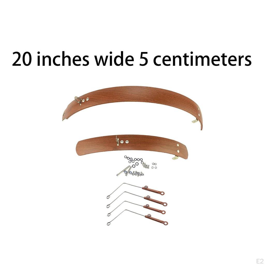 Folding Bike Mudguard Set for Enhanced Wheel Protection