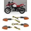 4PCS Motorcycle Turn Signal Light Front and Rear Waterproof Bright Light   Replacemen for