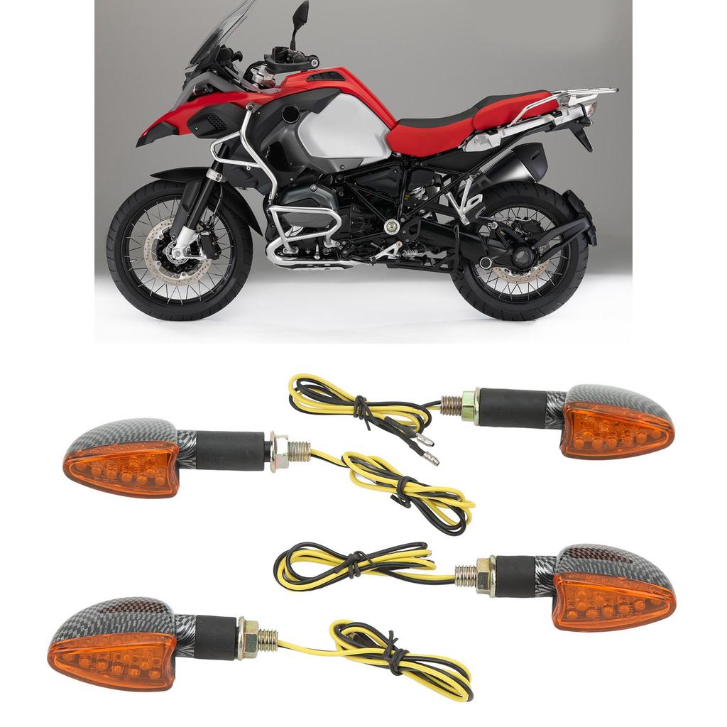 4PCS Motorcycle Turn Signal Light Front and Rear Waterproof Bright Light   Replacemen for
