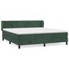 3127508 vidaXL Divan Bed and Mattress Dark Green 180x200cm Velvet