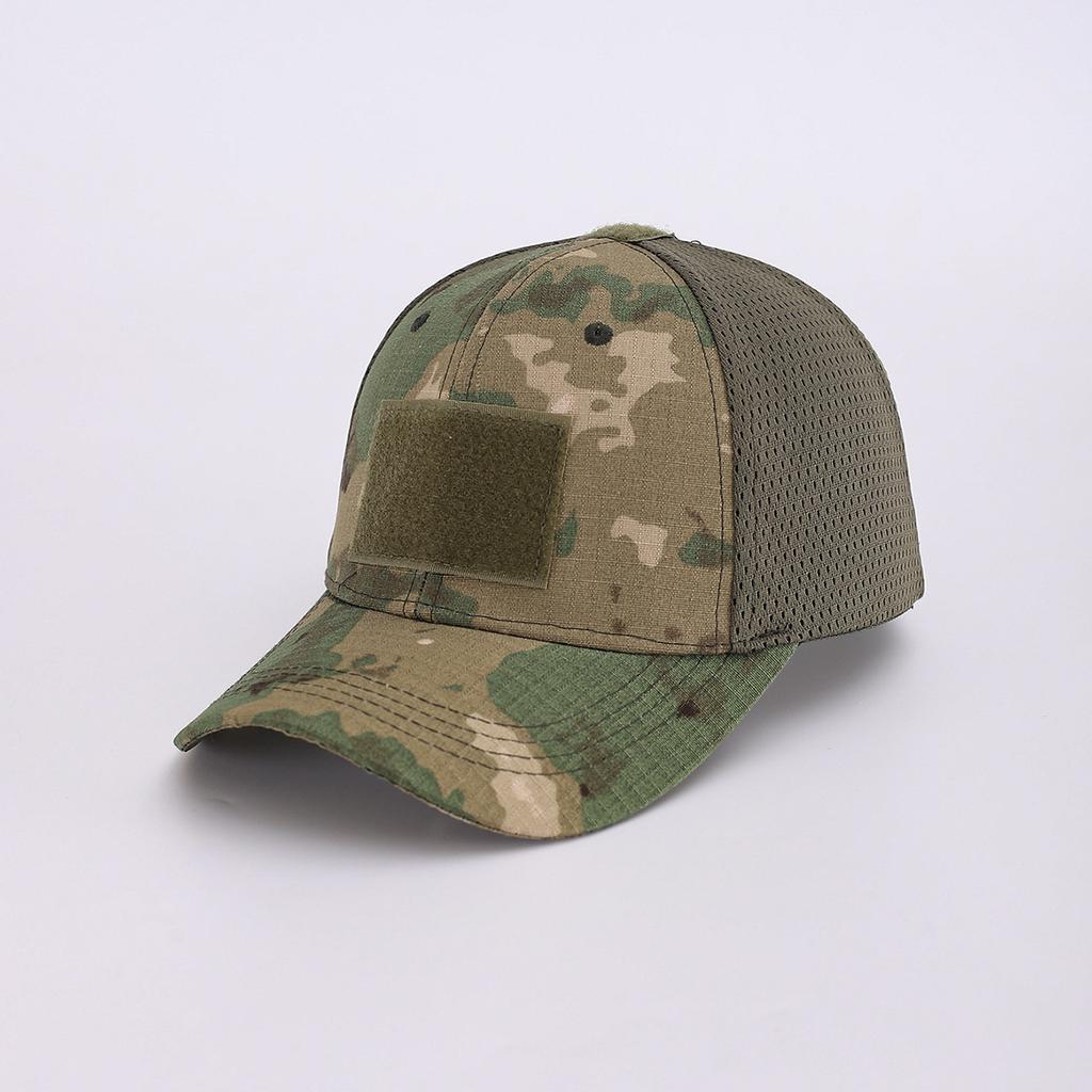 Military Fans Outdoor High-Quality Python Velcro Baseball Cap Men'S Tactical Camouflage Hat Sports Mesh Cap