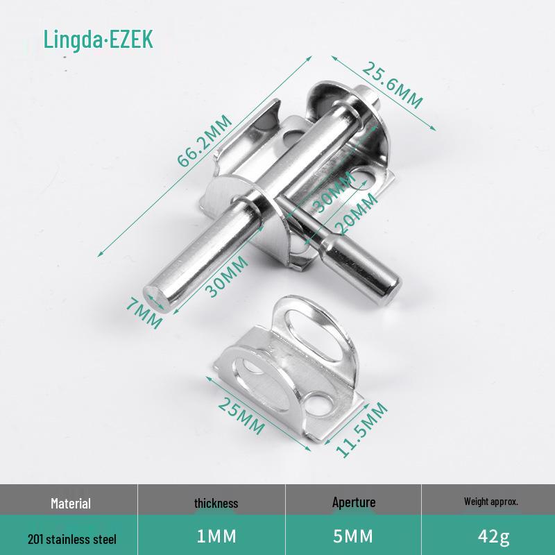 

Дверной засов Jinrongda из нержавеющей стали 304, утолщенная защелка для ванной комнаты и склада