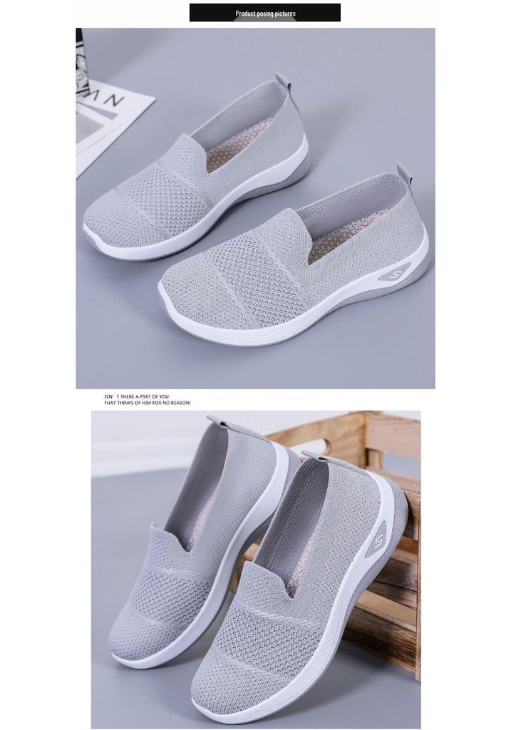Women's Comfortable Soft Sole Beijing Cloth Shoes - Versatile Shallow Mouth Casual Mom Shoes