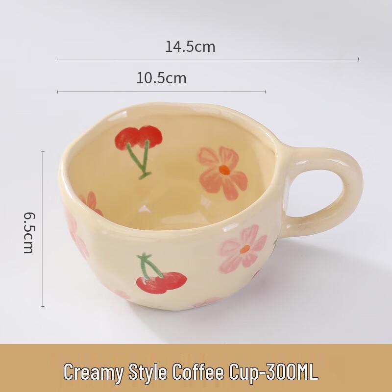 Floral Ceramic Coffee Mug