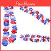 Vibrant Red White Blue England Flag Floral Wreath For Patriotic Celebrations