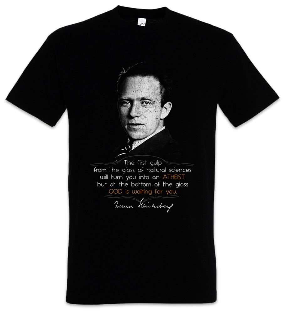 

Werner Heisenberg The First Gulp Men s T-Shirt Natural Sciences Science God 4XL
