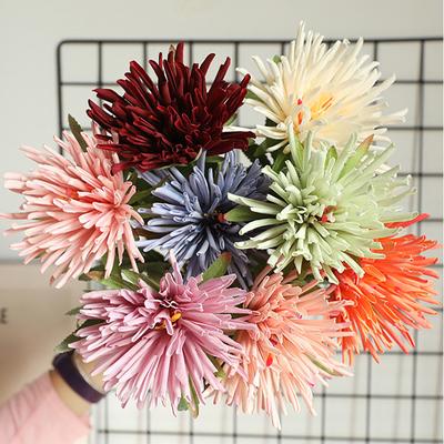 Chrysanthème de crabe Fleur artificielle Plantes artificielles Fausses fleurs vivantes