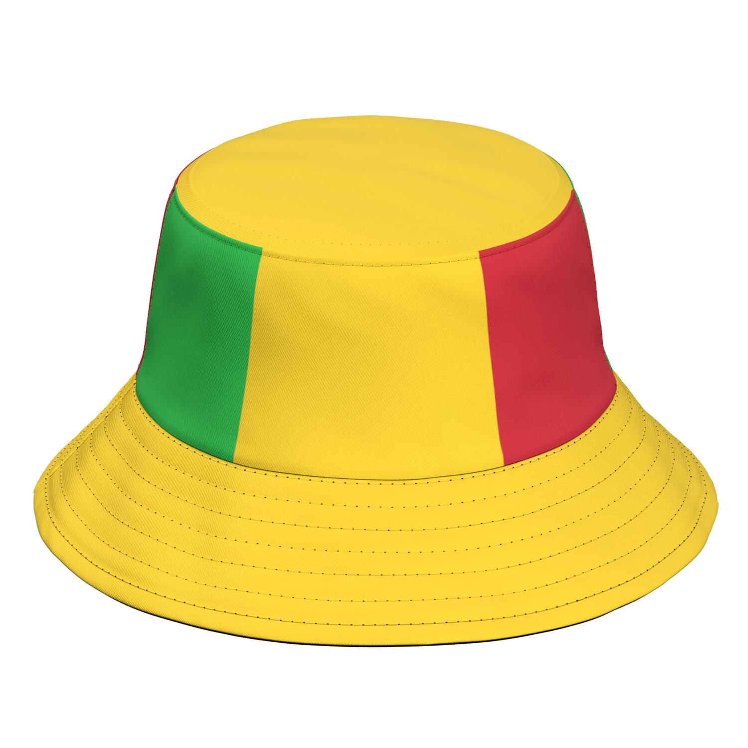 

Mali Fisherman Hats Free Custom Made Name Number Bucket Cap Nation Flag Ml Republic French Country Malian Print Photo Headgear