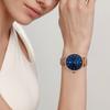 Casio SHEEN 50 meters waterproof quartz movement stainless steel strap Japanese and Korean watch 40.5mm women's watch blue dial SHE-4535YPG-2A