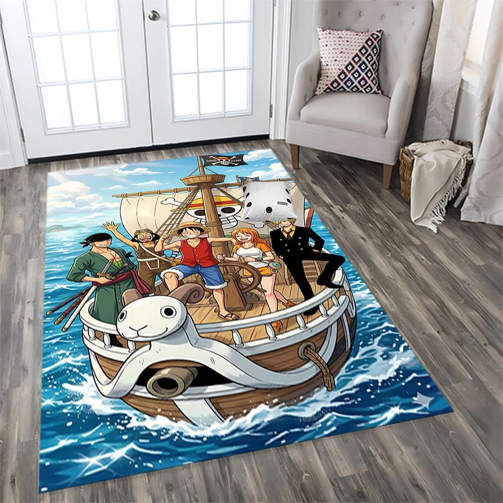 One Piece Adventure for Living Room Rug, Bedroom, Study Room, Hallway Decoration, Perfect for Home Decoration or Holiday Gifts