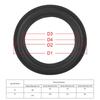 5'' Speaker Surround Repair Subwoofer Foam Edge Woofer Repair Part Replacement Black
