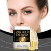 Gold Eye Mask Lifting Forehead Line Removal Eye Bag Firming Aging Frown Smoothing Wrinkle Forehead Patch 5ml