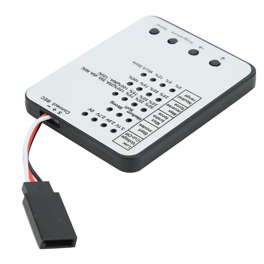 SURPASS HOBBY A1 Version LED Program Card 61 X 48 X 6mm RC Car AccessoriesBlack White