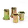 100Pcs Rivet Nut +Hand Threaded Rivet Nuts  Bt606 M3 M4 M6 M8 Double Insert Manual Riveter  Riveting Rivnut Rivet Tool