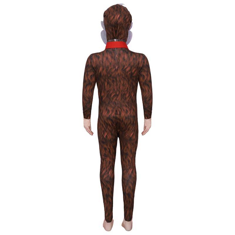 Super Mario Bros Donkey Kong Cosplay Costume For Kids And Adults With Gorilla Head Mask For Halloween Party